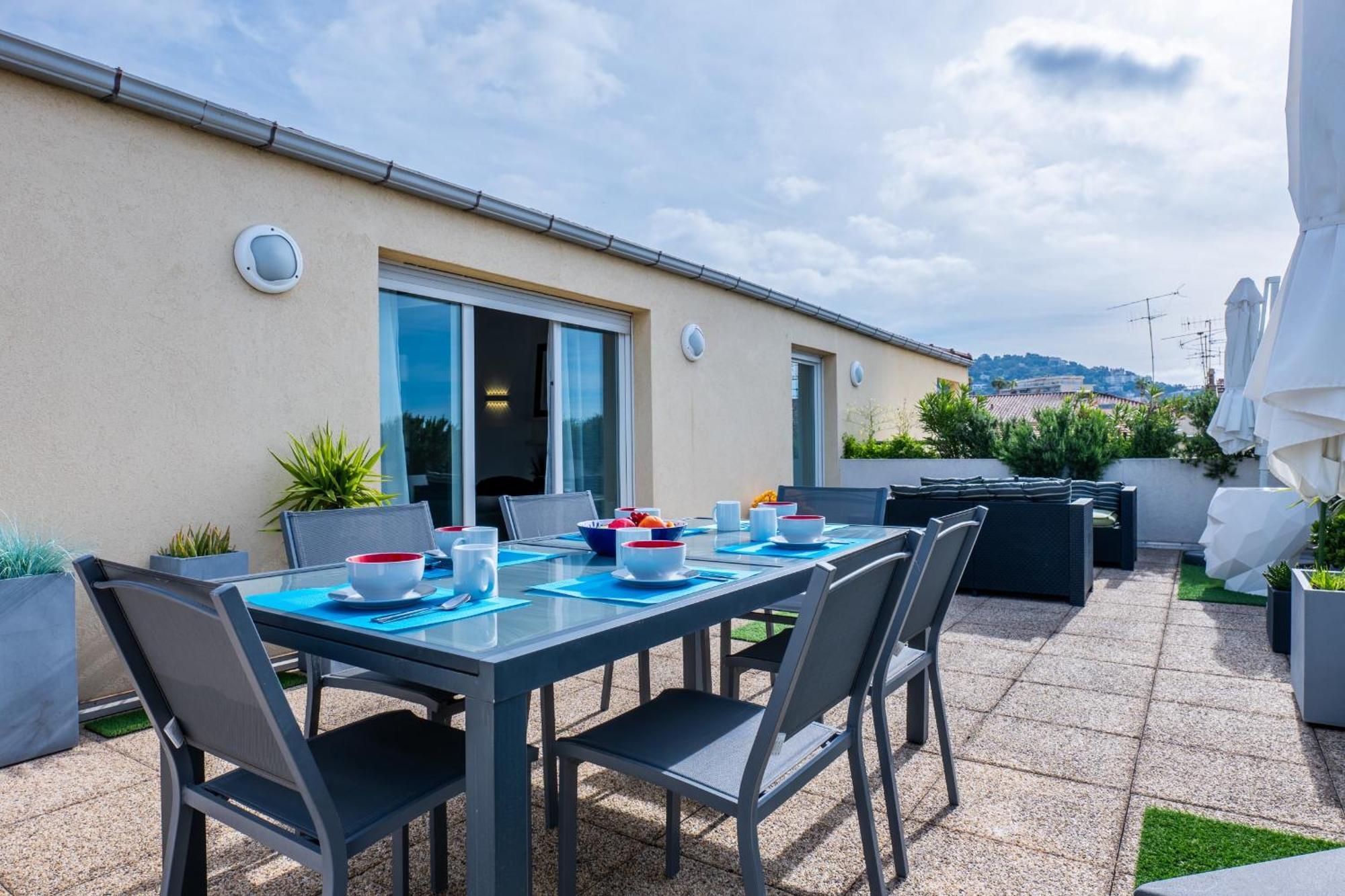 Appartement Rare! 120m Rooftop 5-minute Walk To Downtown Cannes